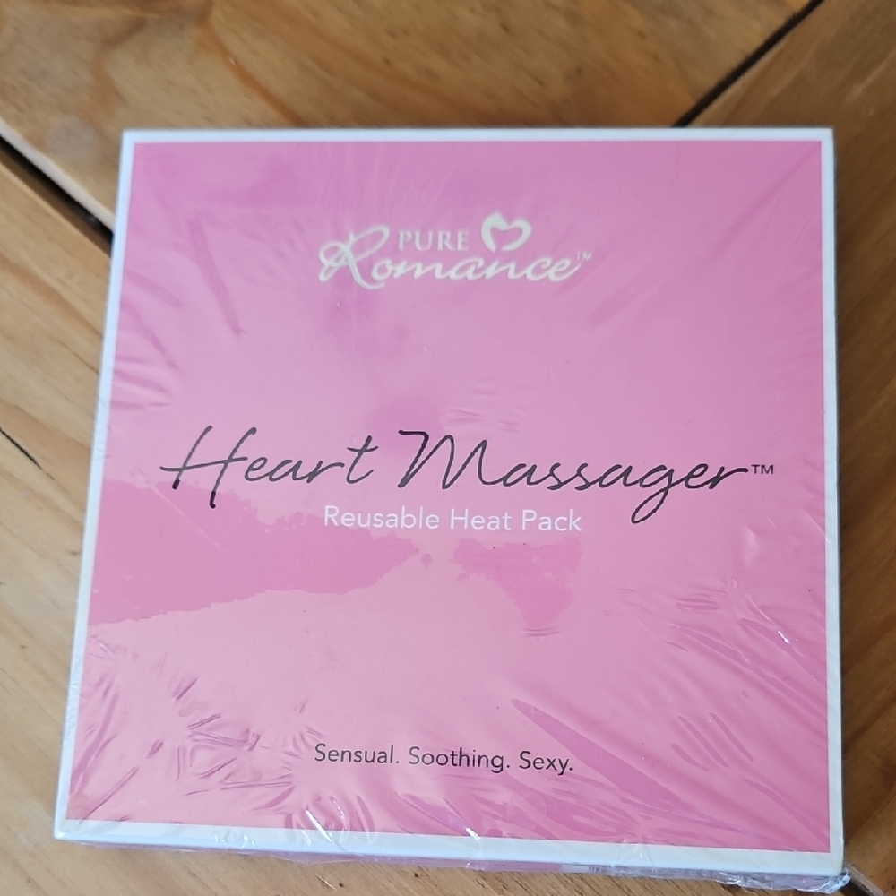 Pure Romance Pink Heart Massager Reusable Heat Pack